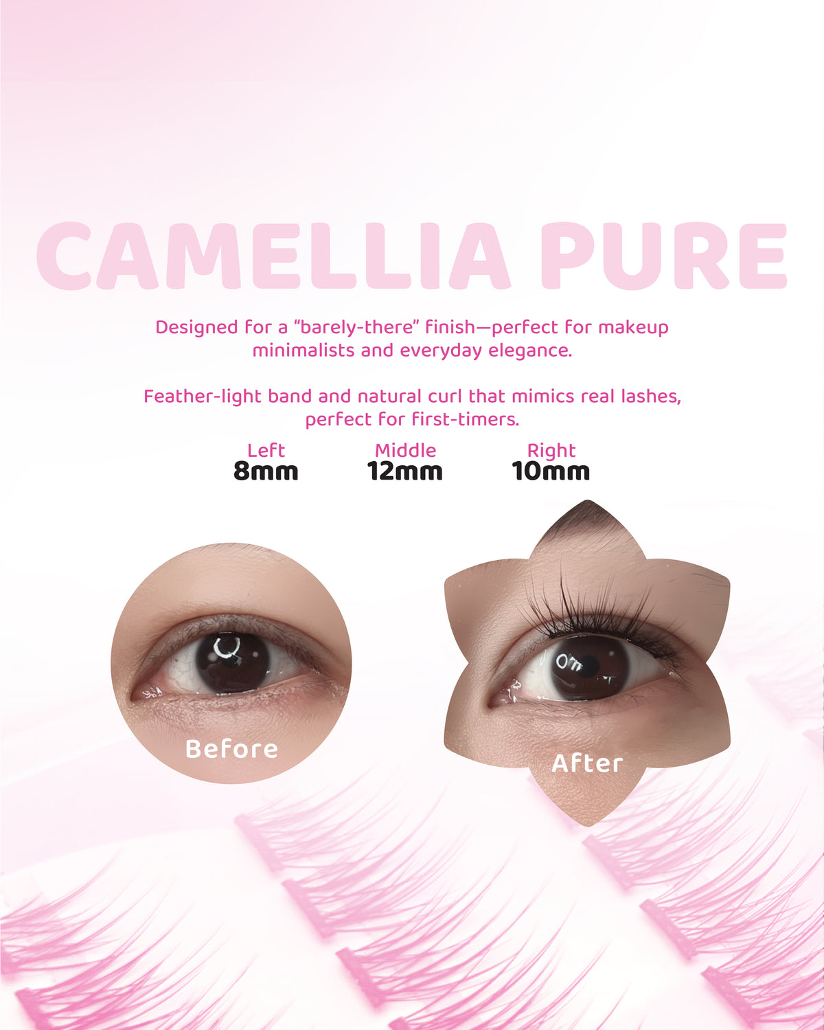 Camellia Pure Non-Glue Eyelashes