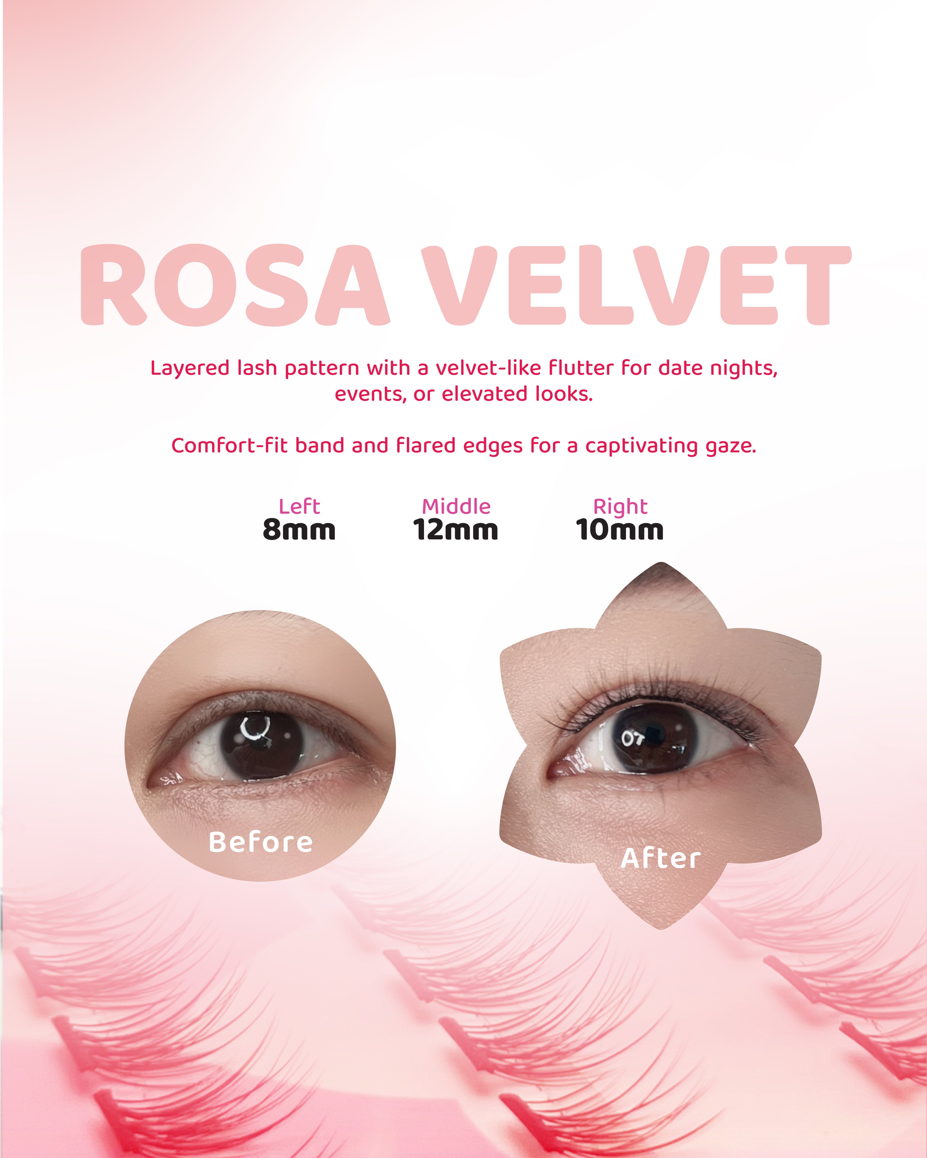 Rosa Velvet Non-Glue Eyelashes